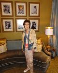 Standing in front of my own photo in a dressing room backstage at the Opry